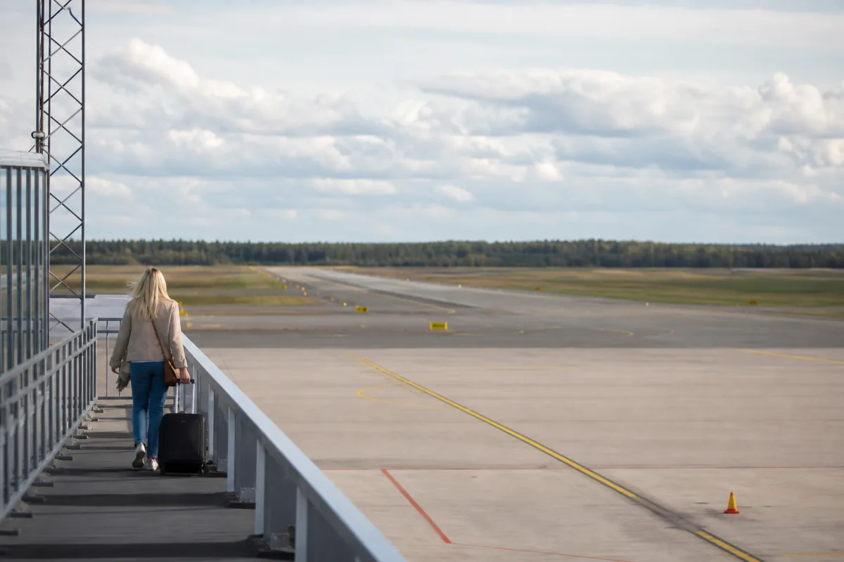 Växjö Småland Airport landningsbana